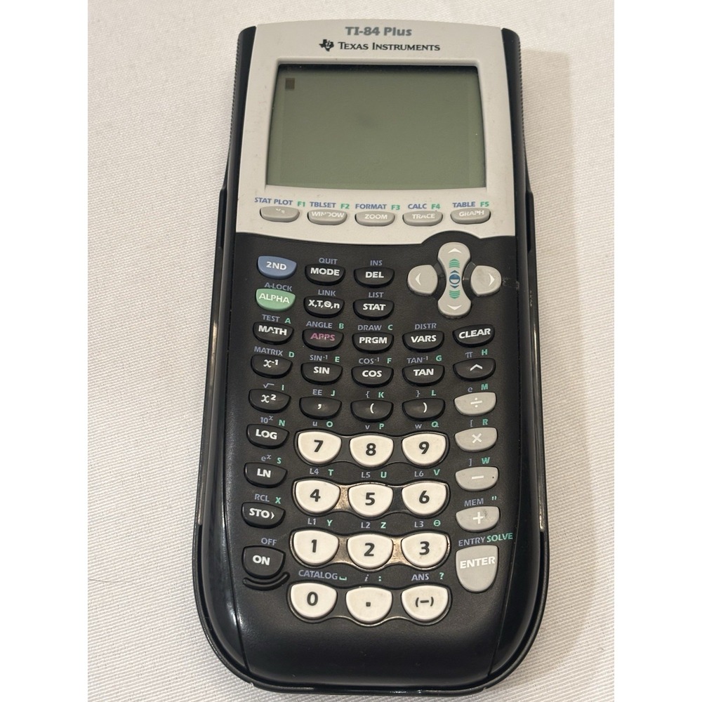 Texas Instruments TI-84 Plus Graphing Calculator 10-Digit Batteries Included